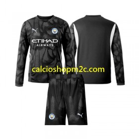 Manchester City Portiere Bambino Maglia Quarta 2024/2025 Manica Lunga